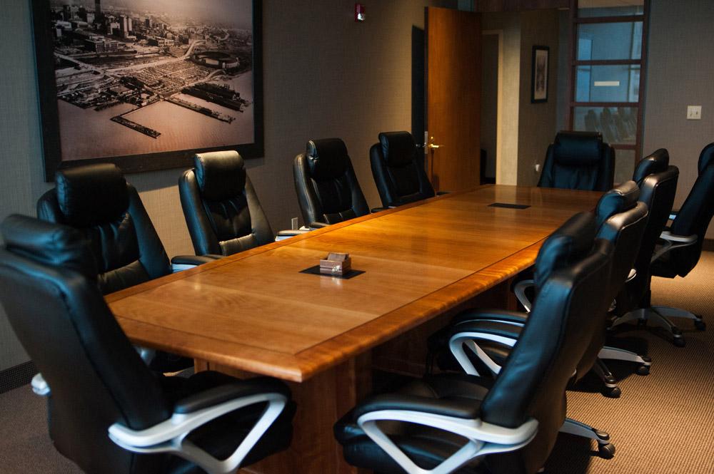 Lake East Conference Room at Law Offices of Cleveland — deposition suite on Public Square